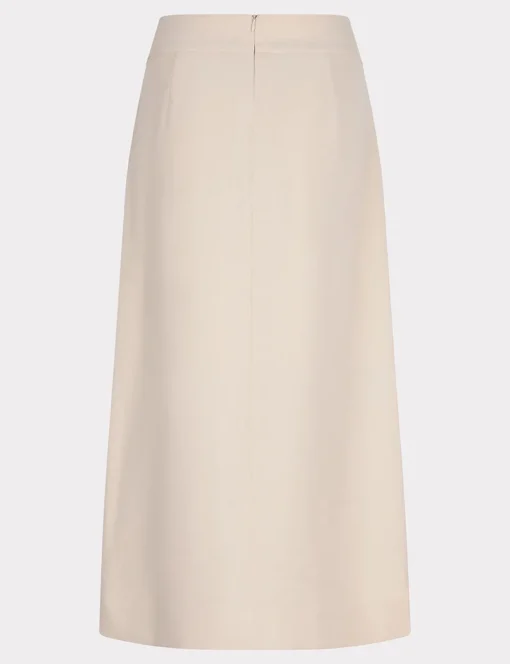 Esqualo midi rok SP25.10008 Khaky beige Outlet