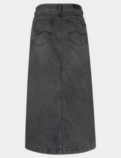 Esqualo midi rok W24.12701 Zwart Outlet