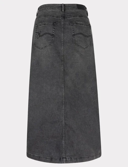 Esqualo midi rok W24.12701 Zwart Outlet