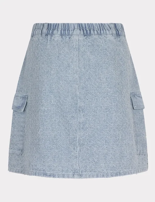 Esqualo mini rok SP25.12001 Licht Blauw Online