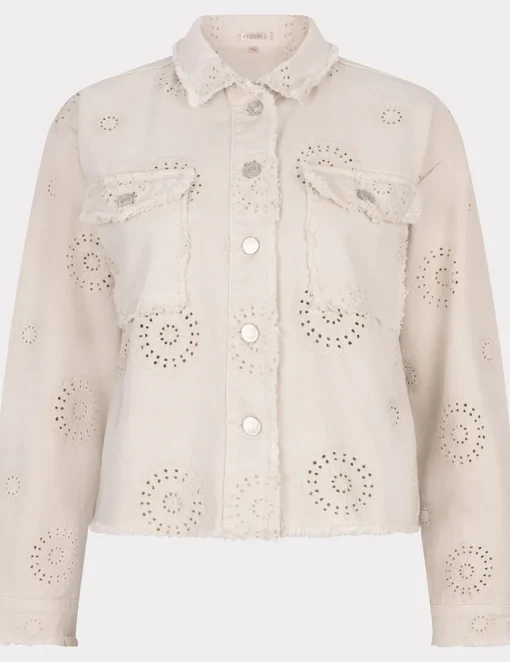 Esqualo spijkerjack HS25.12208 Khaky beige Clearance