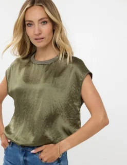 Esqualo t-shirts F24.15502 Groen Outlet