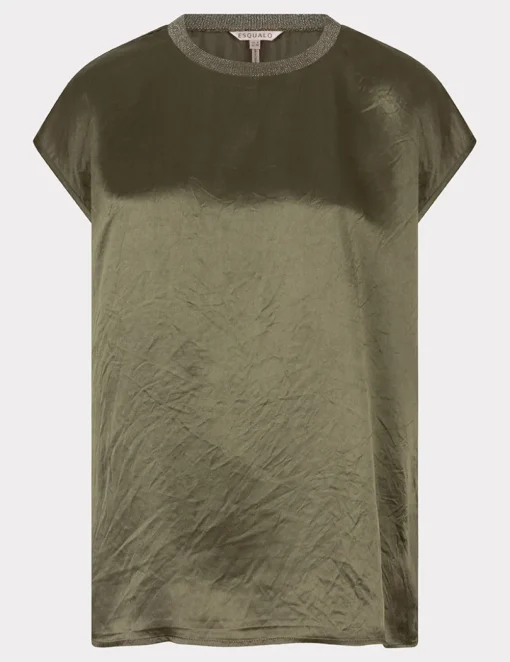 Esqualo t-shirts F24.15502 Groen Outlet