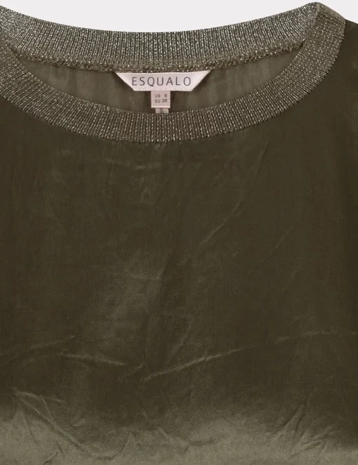 Esqualo t-shirts F24.15502 Groen Outlet