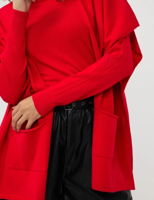 Esqualo vest W24.07713 Rood Hot
