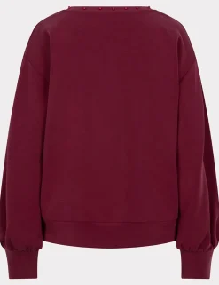 Esqualo v-hals trui F24.05512 Rood Clearance