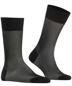FALKE sokken 13141 Zwart / Wit Sale