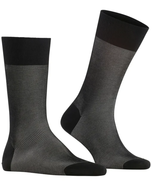 FALKE sokken 13141 Zwart / Wit Sale