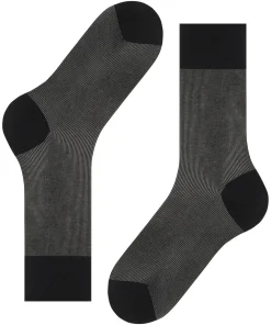 FALKE sokken 13141 Zwart / Wit Sale