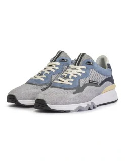 Floris van Bommel sneakers SFM-10136 Licht Blauw New