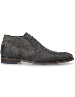 Floris van Bommel veterschoen SFM-50090 Taupe Best