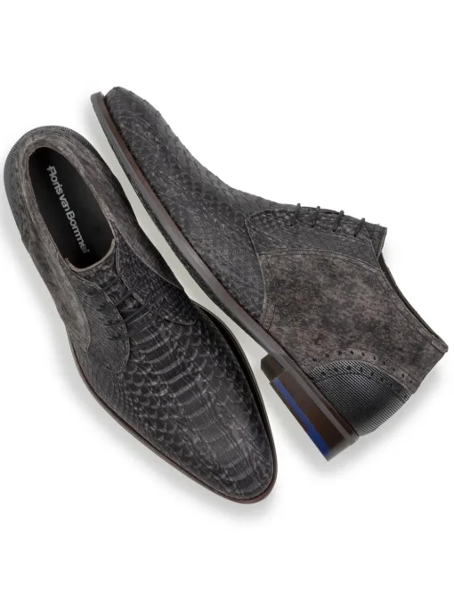Floris van Bommel veterschoen SFM-50090 Taupe Best