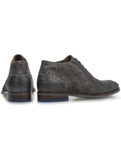 Floris van Bommel veterschoen SFM-50090 Taupe Best