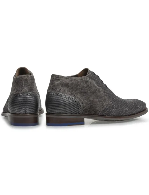 Floris van Bommel veterschoen SFM-50090 Taupe Best