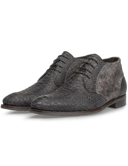 Floris van Bommel veterschoen SFM-50090 Taupe Best