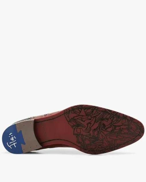 Floris van Bommel veterschoen G1/2 19062 Donker Bruin Hot
