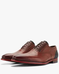Floris van Bommel veterschoen G1/2 19062 Donker Bruin Hot