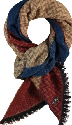 Fraas sjaals 642006 Blauw Fashion