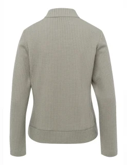 Frank Walder gebreid vest 203001 Groen Best