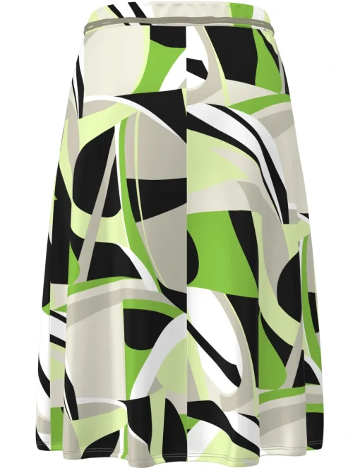 Frank Walder midi rok 601205 Groen Sale