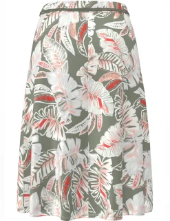 Frank Walder midi rok 601205 Rood Hot