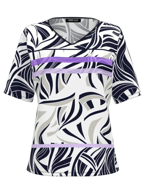 Frank Walder t-shirts 303406 Lila Hot
