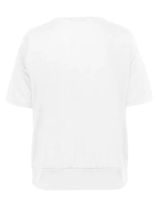 Frank Walder t-shirts 303401 Ecru Fashion