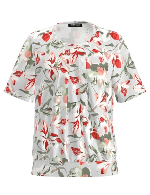 Frank Walder t-shirts 715422 Licht Grijs Clearance
