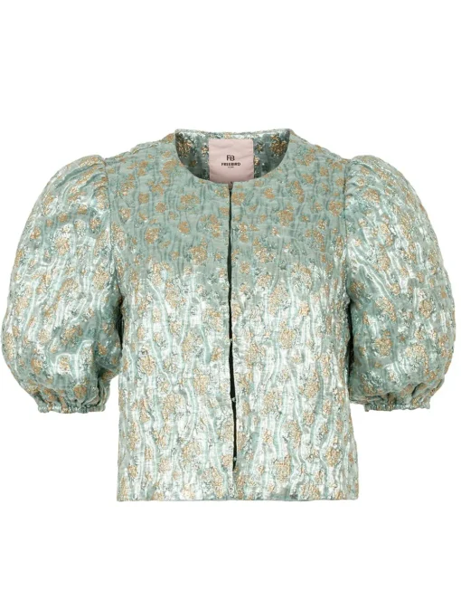 Freebird blazer Lida F-Wv-Jacq-Be Licht Groen Discount