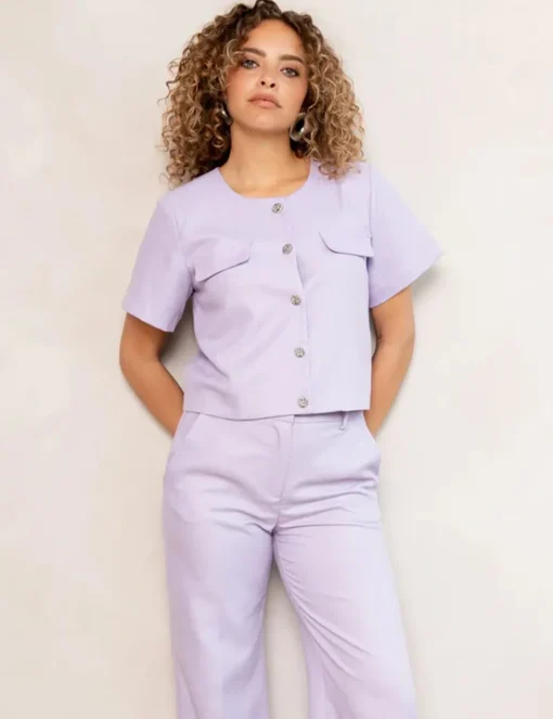 Freebird blazer Lieve Wv-Shiny-Bo Lila Hot