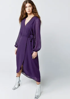 Freebird jurk Blossom Paars Outlet
