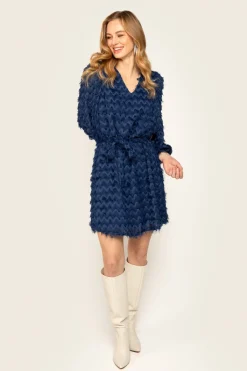 Freebird jurk Dion Wv-Hairy-Pes Marine Outlet