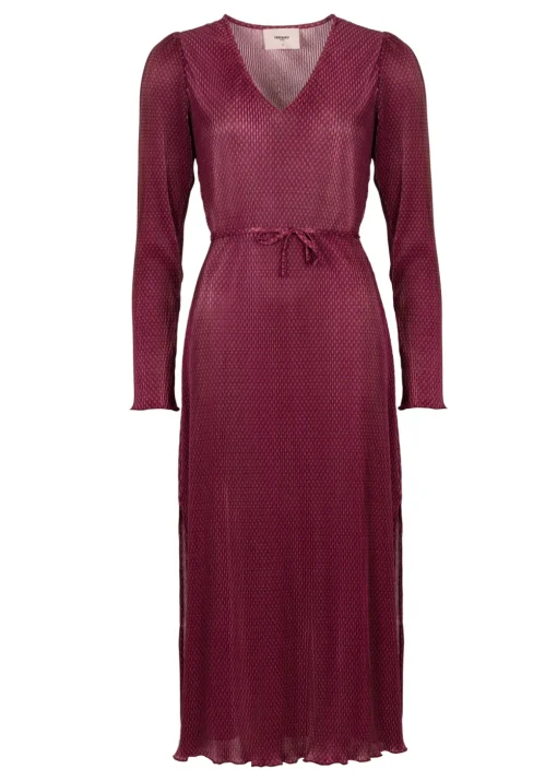 Freebird jurk Gayla Ls Jer-Plis Bordeaux Clearance
