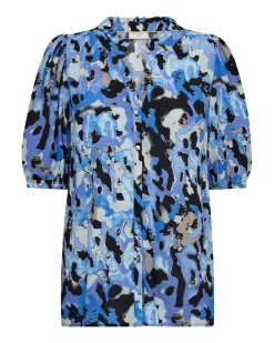 Freequent blouse 203772-LEXEY-SH Kobalt New