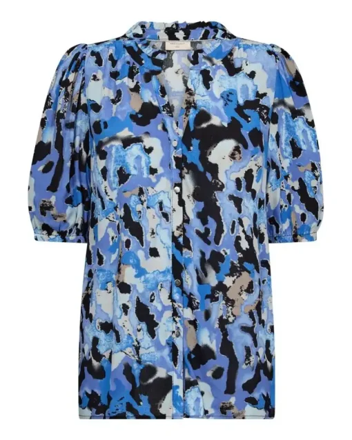 Freequent blouse 203772-LEXEY-SH Kobalt New