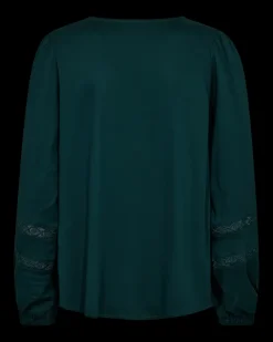 Freequent blouse 205211-MAZE-BL Groen Hot
