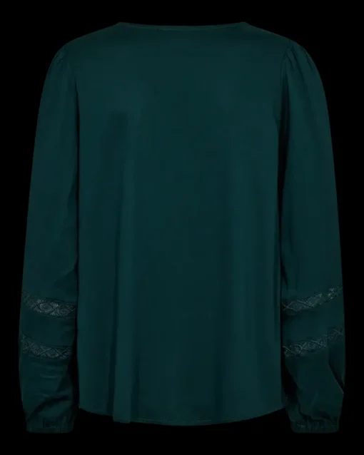 Freequent blouse 205211-MAZE-BL Groen Hot