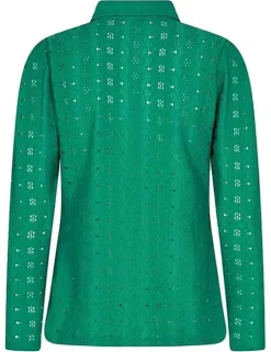 Freequent blouse often-bl Groen Best