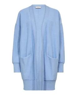 Freequent gebreid vest 121951-CLAURA-L-C Licht Blauw Online