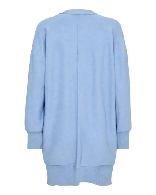 Freequent gebreid vest 121951-CLAURA-L-C Licht Blauw Online
