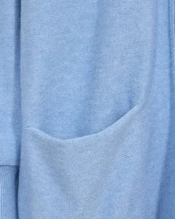 Freequent gebreid vest 121951-CLAURA-L-C Licht Blauw Online
