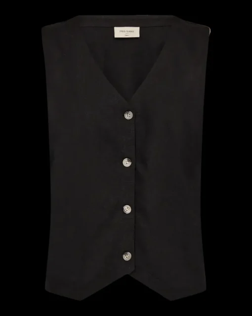 Freequent gilets 204830-LAVARA-WA Zwart Best