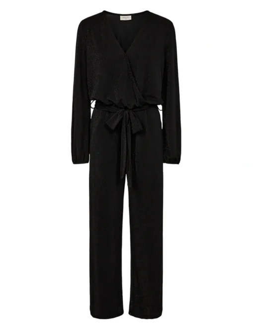 Freequent jumpsuits 205157-GLITT-JUMP Zwart Sale