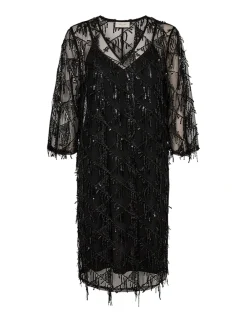 Freequent jurk 205283-GLINS-DRES Zwart New