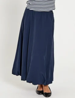 Freequent maxi rok 205742-MINDY-SK Donker Blauw Outlet