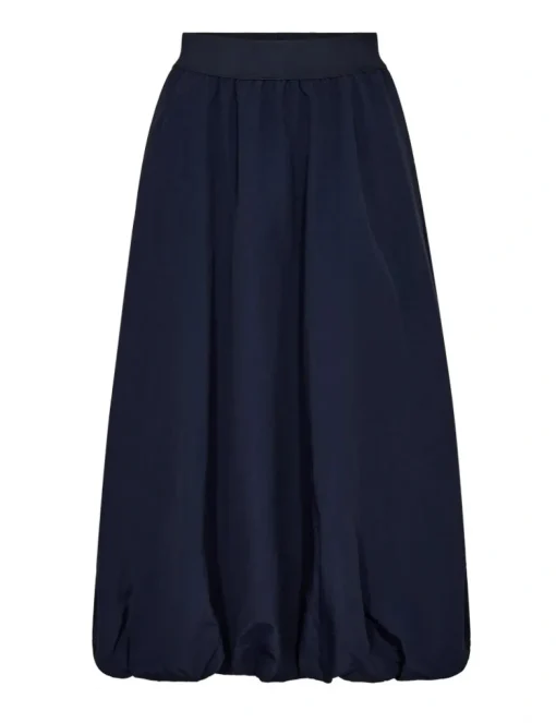 Freequent maxi rok 205742-MINDY-SK Donker Blauw Outlet