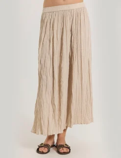Freequent midi rok 205898-NELLO SK Beige Outlet