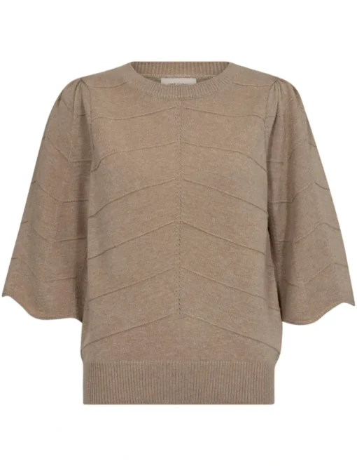 Freequent trui 202294-CLAURA-PUL Taupe Best