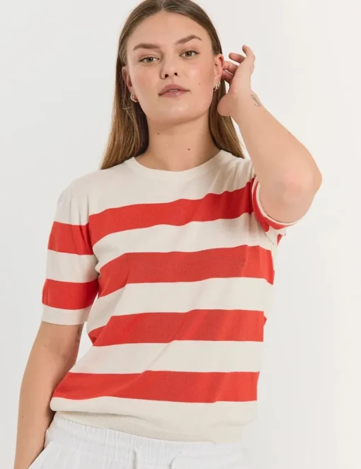 Freequent trui 205691-PIXIE-PULL Rood Hot