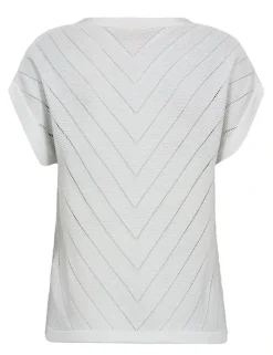 Freequent t-shirts 206109-ELINA PU Wit Outlet